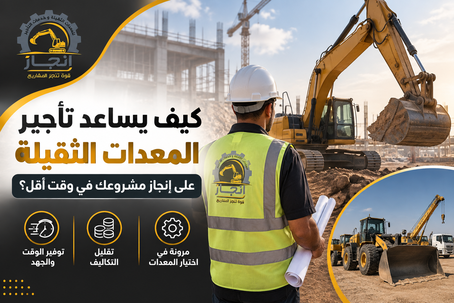 تأجير المعدات الثقيلة
