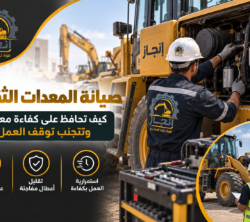 صيانة المعدات الثقيلة