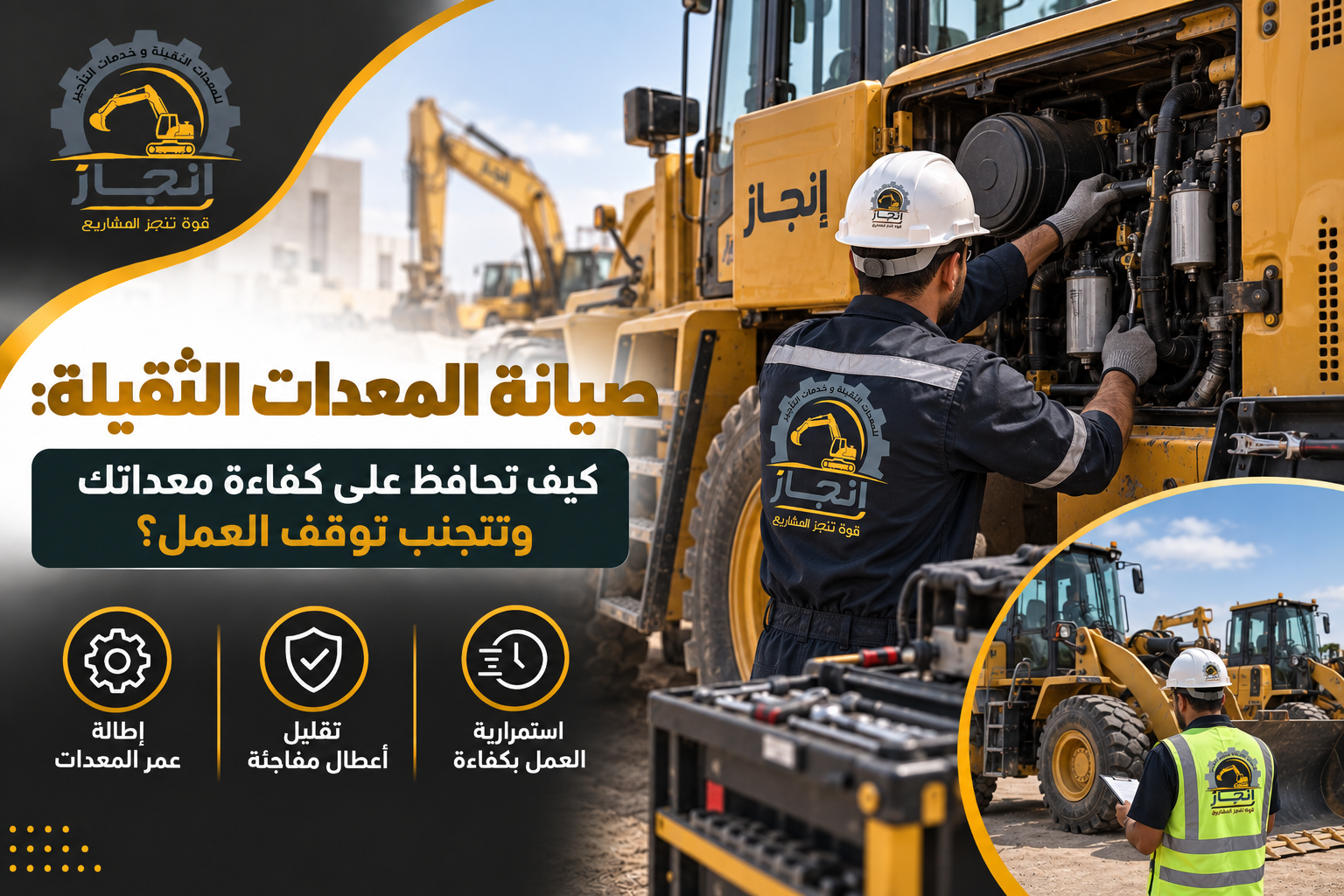 صيانة المعدات الثقيلة