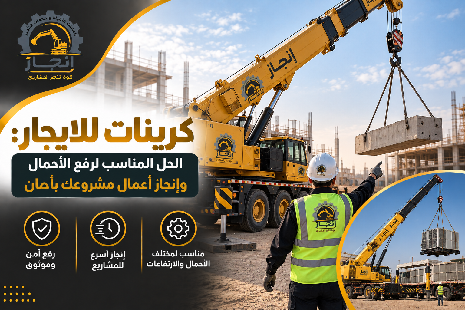 كرينات للايجار